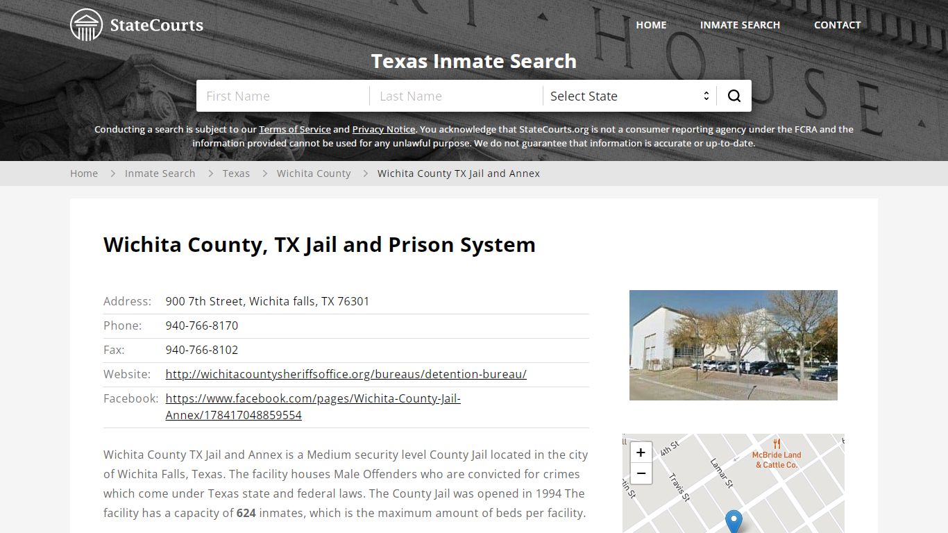 Wichita County TX Jail and Annex Inmate Records Search ...